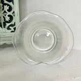 Pilgrim Glass Textured Bowl Vase