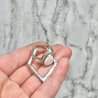 Silver Ring Holder Necklace