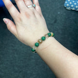 Sea Green & Agate Bracelet