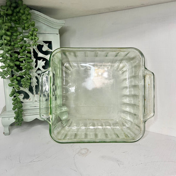 Vintage Green Martha Stewart Glass Dish