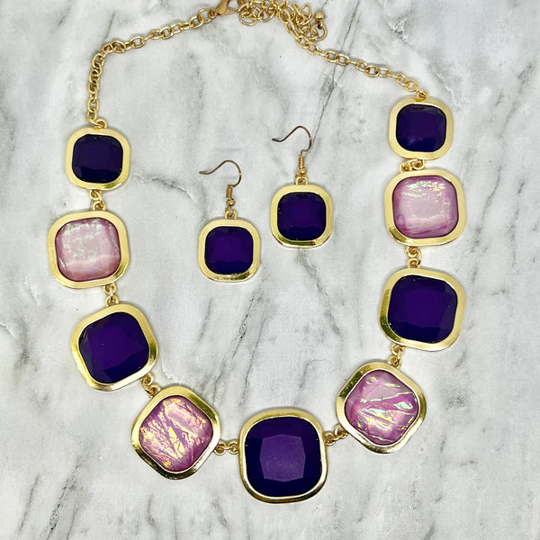 Purple Aurora Jewelry Set