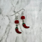 Red Chile Charm Earrings
