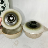Vintage Heath Ceramics Set of 2 Covered Bowls