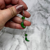 Green Chile Charm Earrings