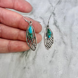 Turquoise Wings Earrings