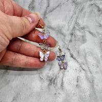 Crystal Butterfly Earrings