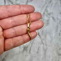 Simple Gold Chile Necklace