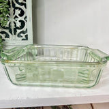 Vintage Green Martha Stewart Glass Dish