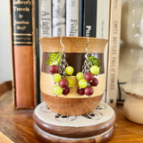 Mixed Grape Cluster Earrings
