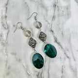 Emerald Lantern Earrings