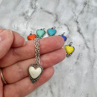 Howlite Heart Necklaces