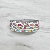 Perfect Pineapples Leather Snap Cuff Bracelet
