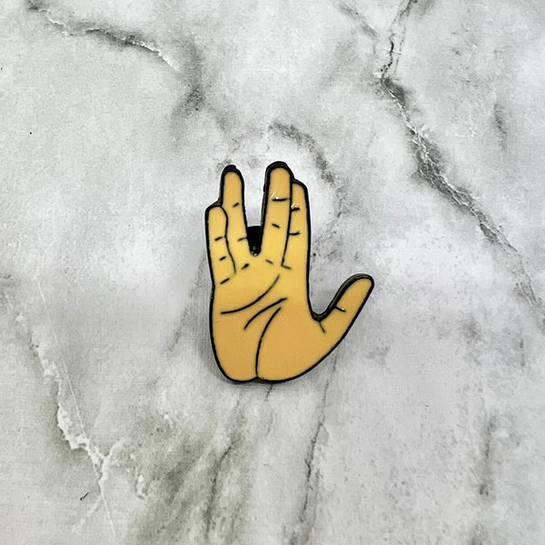 Spock Hand Pin