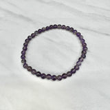 Amethyst Mini Bead Bracelet