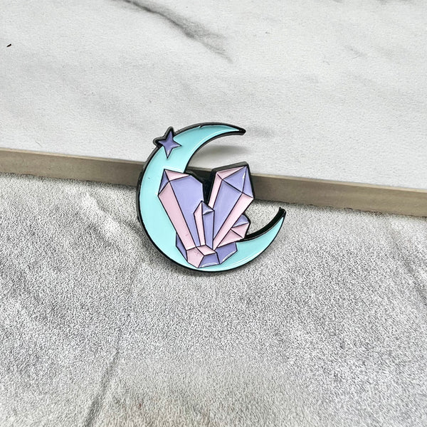 Moon Crystal Pin