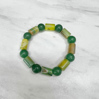 Green Agate Stretch Bracelet