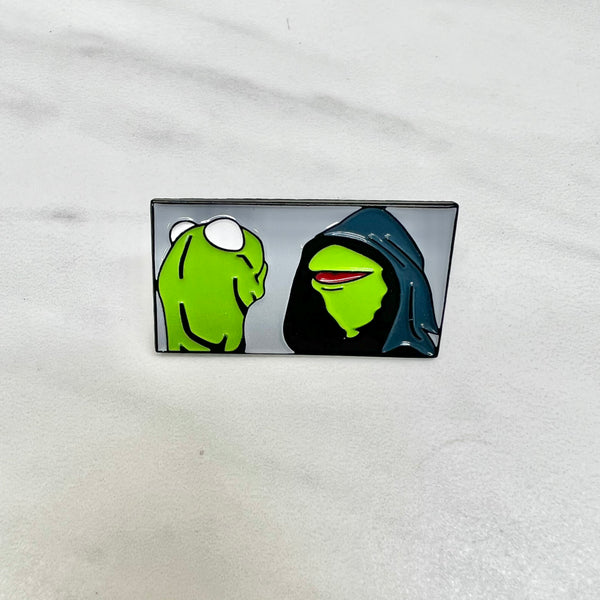 Kermit Meme Pin