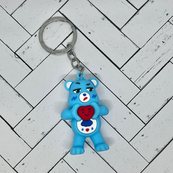 Grumpy Bear Keychain