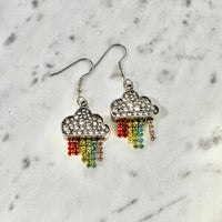 Bedazzled Rainbow Earrings