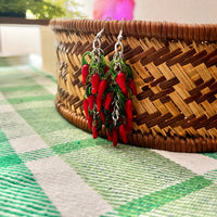 Red Chili Bunch Earrings
